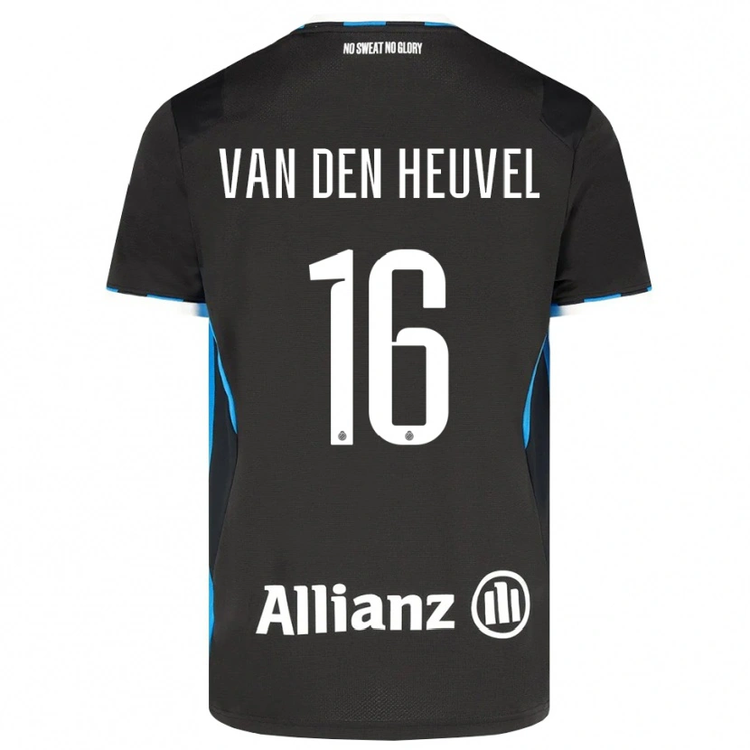 Danxen Mujer Camiseta Dani Van Den Heuvel #16 Negro Rojo Azul 1ª Equipación 2026/27 La Camisa México