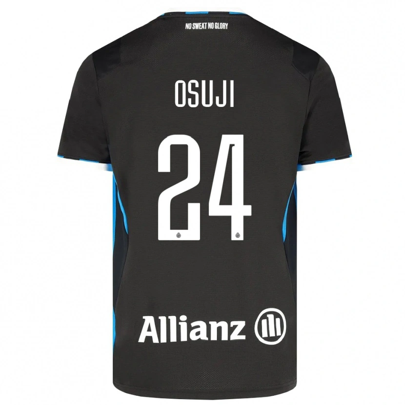Danxen Mujer Camiseta Vince Osuji #24 Negro Rojo Azul 1ª Equipación 2026/27 La Camisa México