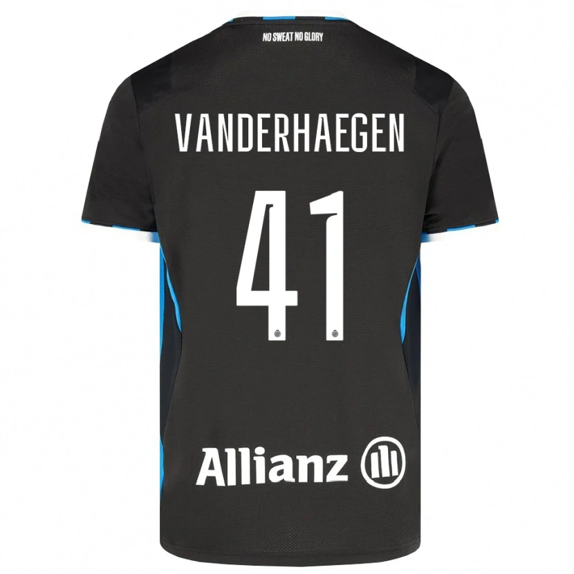 Danxen Mujer Camiseta Lotte Vanderhaegen #41 Negro Rojo Azul 1ª Equipación 2026/27 La Camisa México