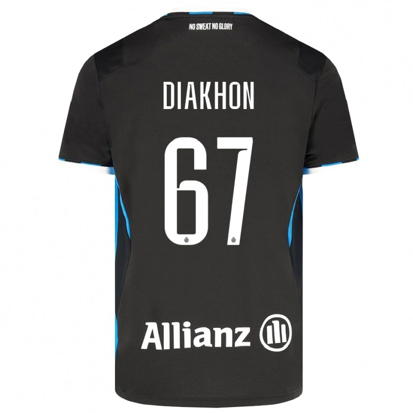 Danxen Mujer Camiseta Mamadou Diakhon #67 Negro Rojo Azul 1ª Equipación 2026/27 La Camisa México