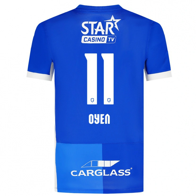 Danxen Mujer Camiseta Luca Oyen #11 Azulmedio Azulreal Blanco 1ª Equipación 2026/27 La Camisa México
