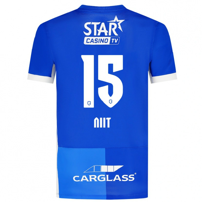 Danxen Mujer Camiseta Eva-Maria Niit #15 Azulmedio Azulreal Blanco 1ª Equipación 2026/27 La Camisa México