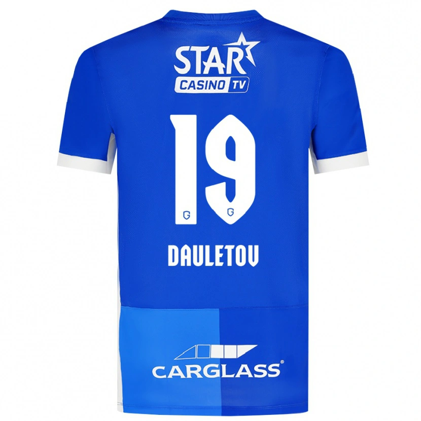 Danxen Mujer Camiseta Shakhmurat Dauletov #19 Azulmedio Azulreal Blanco 1ª Equipación 2026/27 La Camisa México