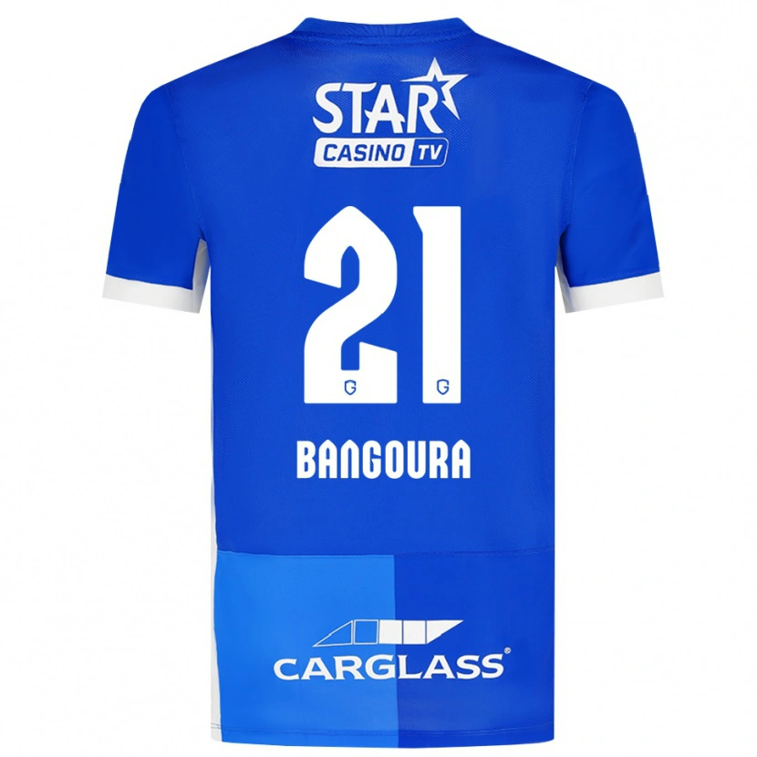Danxen Mujer Camiseta Ibrahima Sory Bangoura #21 Azulmedio Azulreal Blanco 1ª Equipación 2026/27 La Camisa México