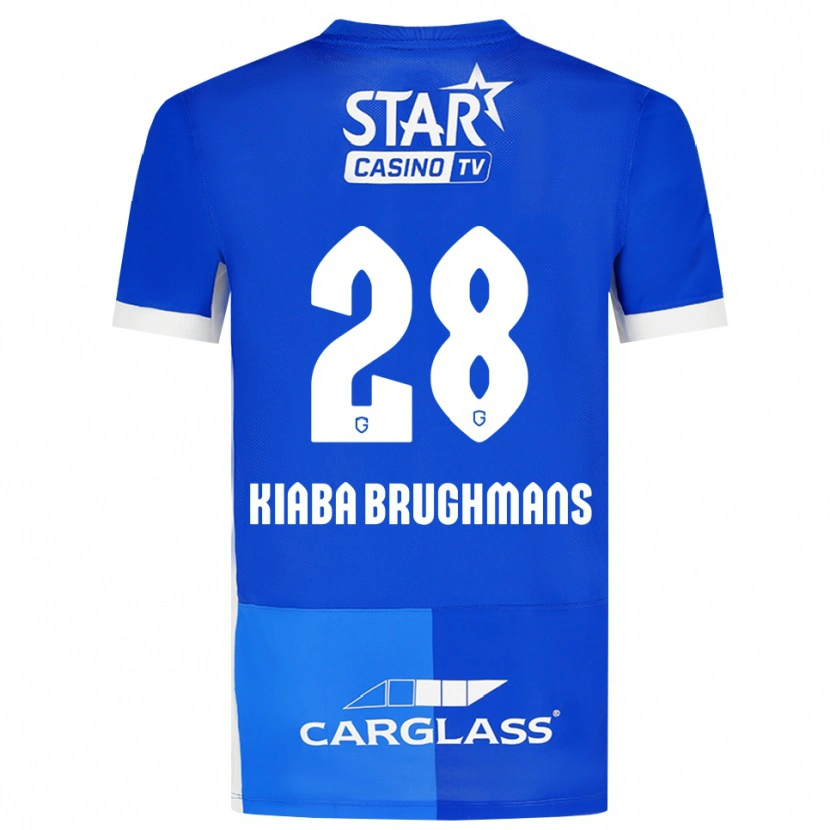 Danxen Mujer Camiseta Lucca Brughmans #28 Azulmedio Azulreal Blanco 1ª Equipación 2026/27 La Camisa México