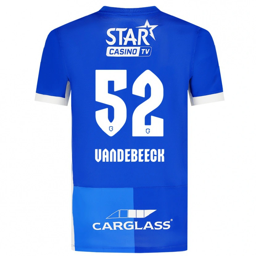 Danxen Mujer Camiseta Emmely Vandebeeck #52 Azulmedio Azulreal Blanco 1ª Equipación 2026/27 La Camisa México