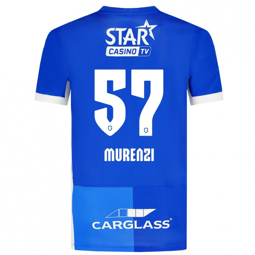 Danxen Mujer Camiseta Aaron Murenzi #57 Azulmedio Azulreal Blanco 1ª Equipación 2026/27 La Camisa México