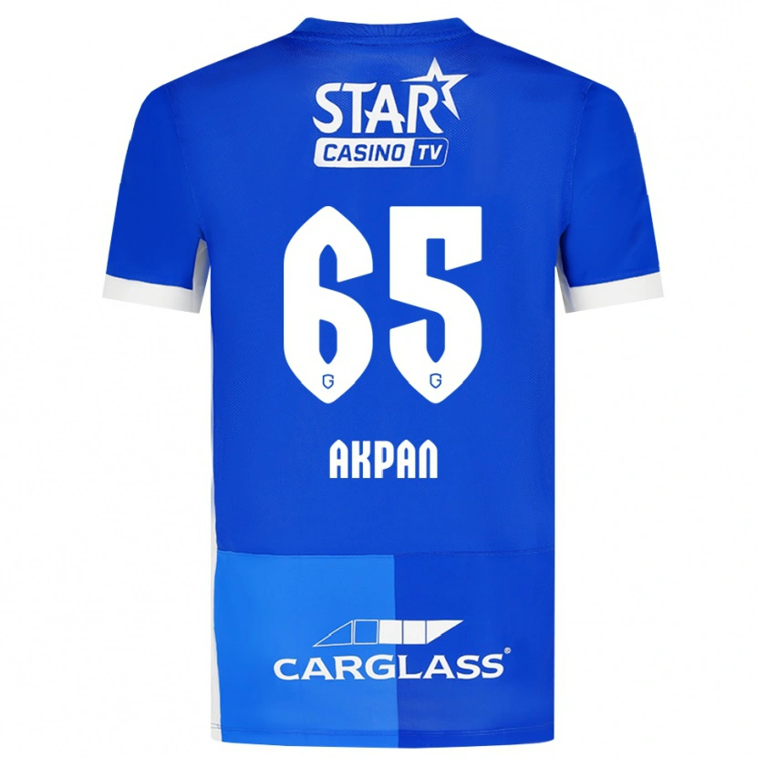 Danxen Mujer Camiseta Christian Akpan #65 Azulmedio Azulreal Blanco 1ª Equipación 2026/27 La Camisa México