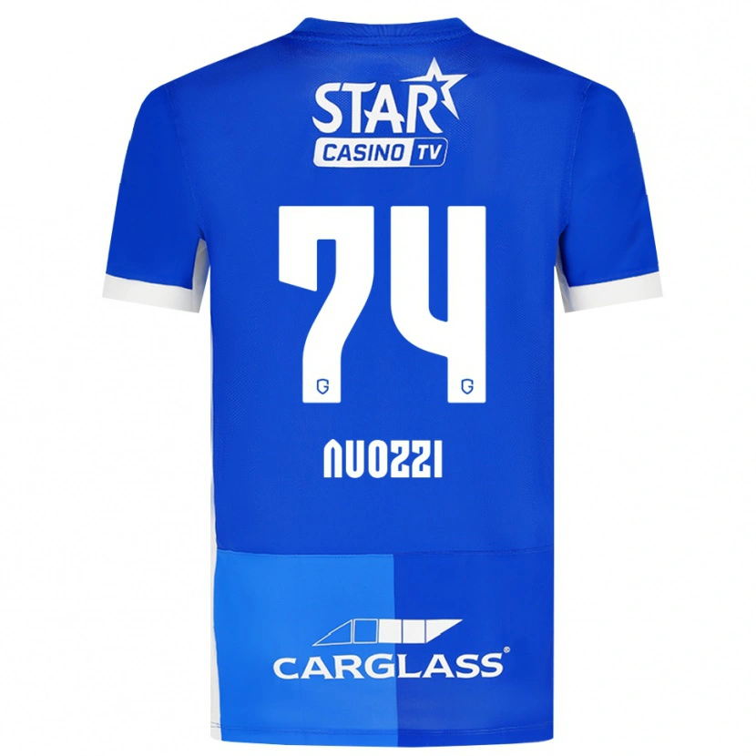 Danxen Mujer Camiseta Cédric Nuozzi #74 Azulmedio Azulreal Blanco 1ª Equipación 2026/27 La Camisa México