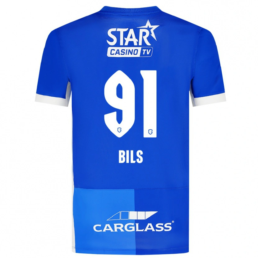 Danxen Mujer Camiseta Elise Bils #91 Azulmedio Azulreal Blanco 1ª Equipación 2026/27 La Camisa México