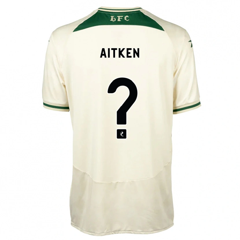 Danxen Mujer Camiseta Conor Aitken #0 Blanco Verde Bosque 2ª Equipación 2026/27 La Camisa México