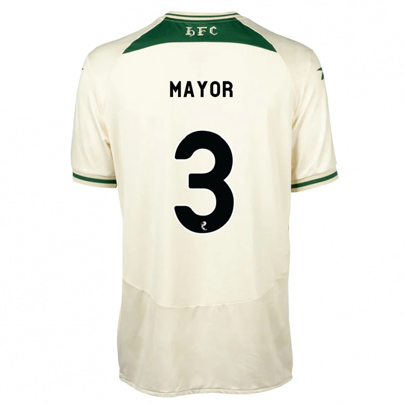 Danxen Mujer Camiseta Adam Mayor #3 Blanco Verde Bosque 2ª Equipación 2026/27 La Camisa México