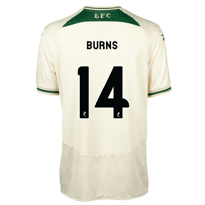 Danxen Mujer Camiseta Alisdair Burns #14 Blanco Verde Bosque 2ª Equipación 2026/27 La Camisa México