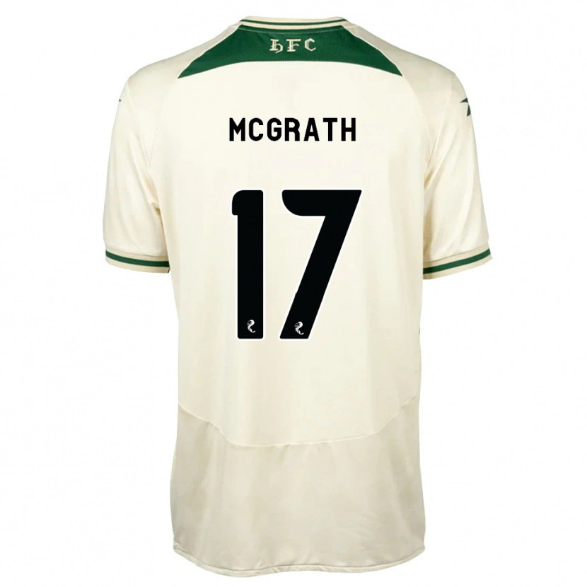 Danxen Mujer Camiseta Jamie Mcgrath #17 Blanco Verde Bosque 2ª Equipación 2026/27 La Camisa México