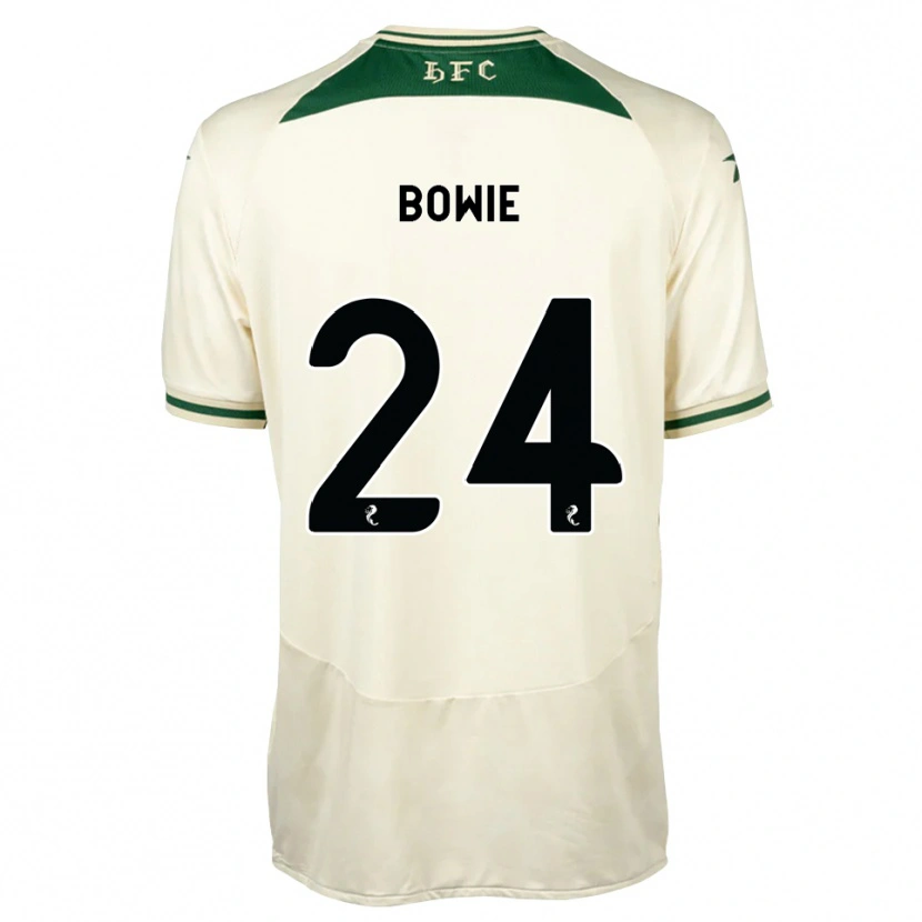Danxen Mujer Camiseta Tegan Bowie #24 Blanco Verde Bosque 2ª Equipación 2026/27 La Camisa México