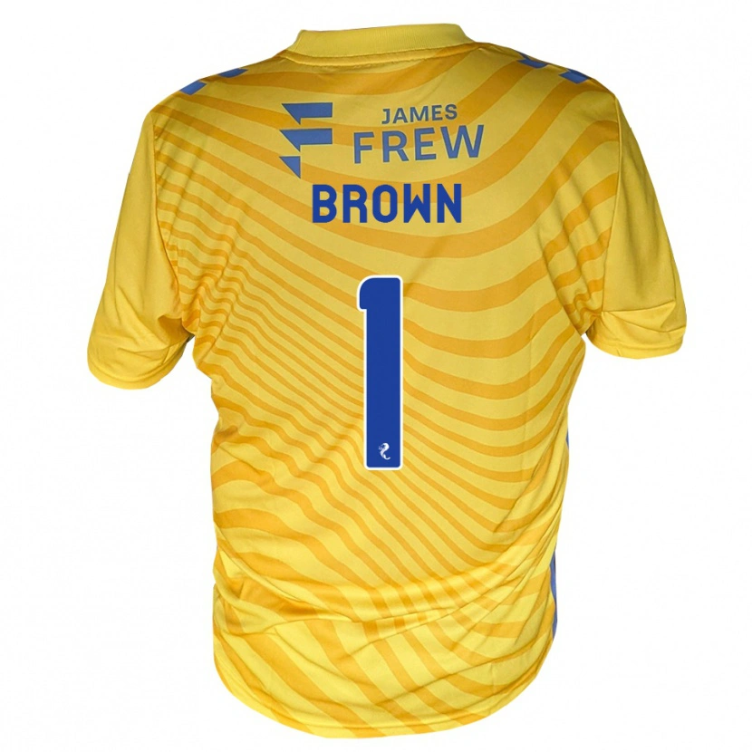 Danxen Mujer Camiseta Dylan Brown #1 Azul Real Amarillo 2ª Equipación 2026/27 La Camisa México