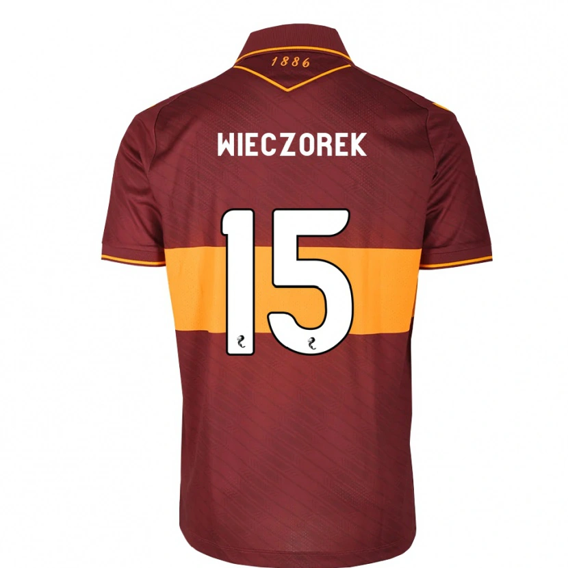 Danxen Mujer Camiseta Olivier Wieczorek #15 Naranja Granate 2ª Equipación 2026/27 La Camisa México