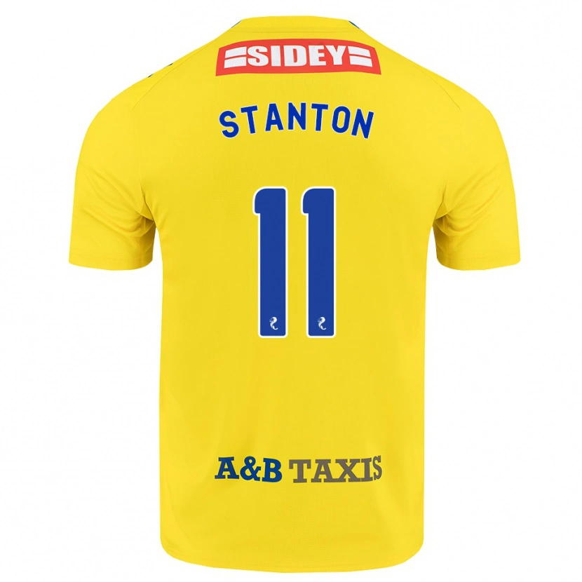 Danxen Mujer Camiseta Sam Stanton #11 Amarillo Azul Negro 2ª Equipación 2026/27 La Camisa México
