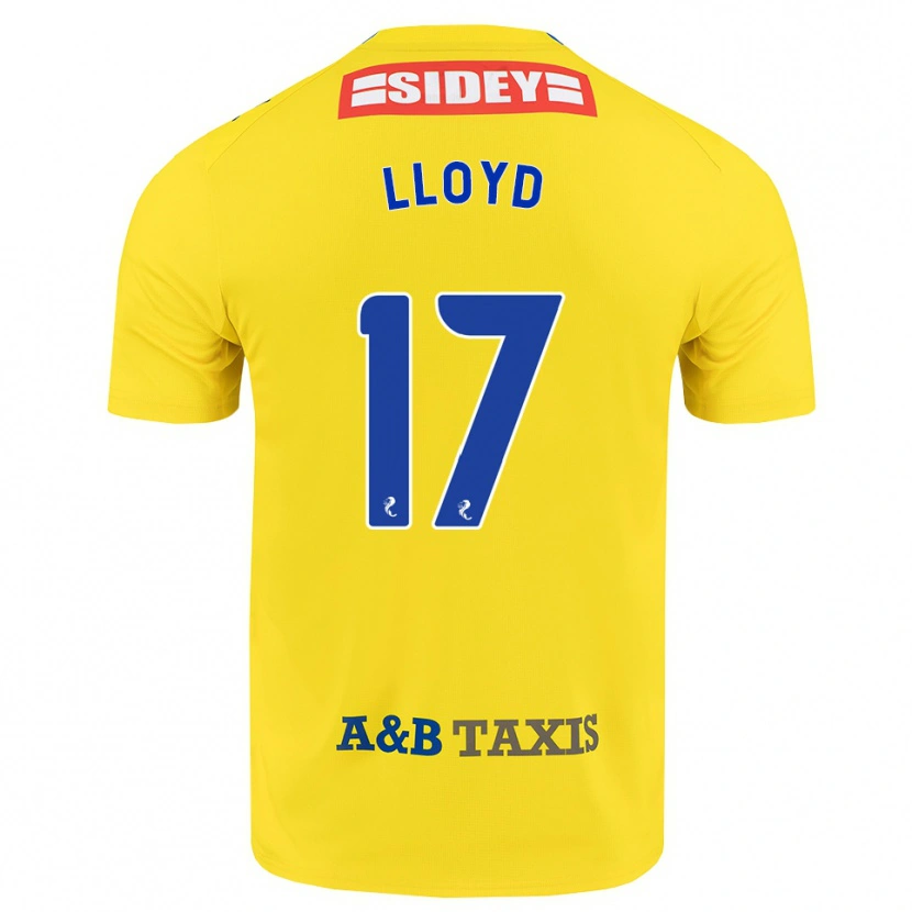 Danxen Mujer Camiseta Louis Lloyd #17 Amarillo Azul Negro 2ª Equipación 2026/27 La Camisa México