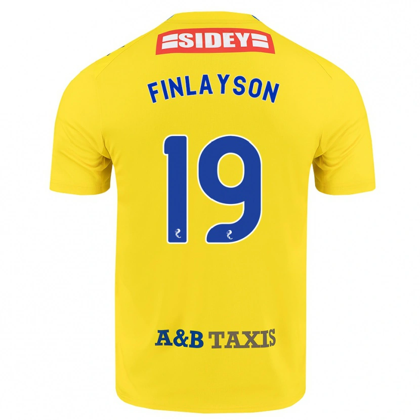 Danxen Mujer Camiseta Danny Finlayson #19 Amarillo Azul Negro 2ª Equipación 2026/27 La Camisa México