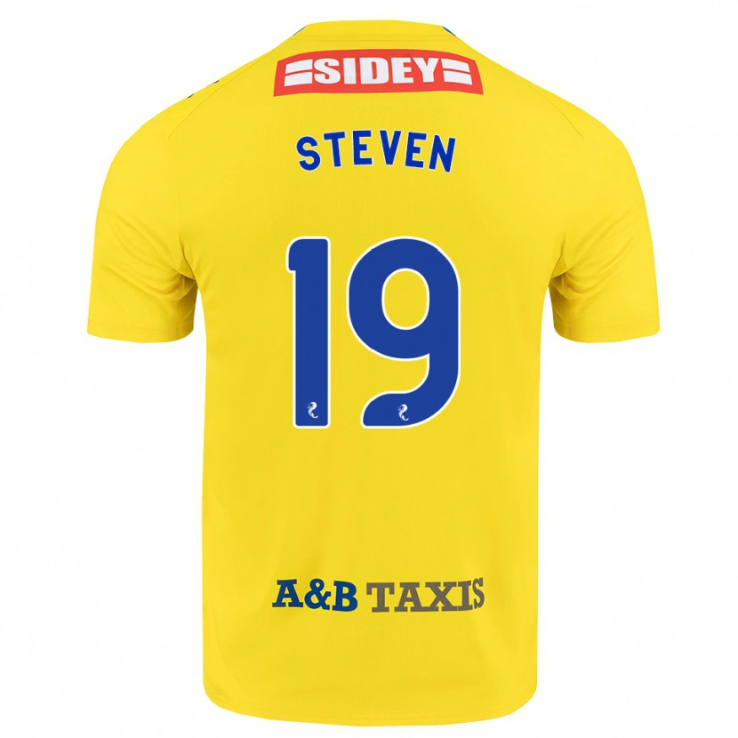 Danxen Mujer Camiseta Taylor Steven #19 Amarillo Azul Negro 2ª Equipación 2026/27 La Camisa México