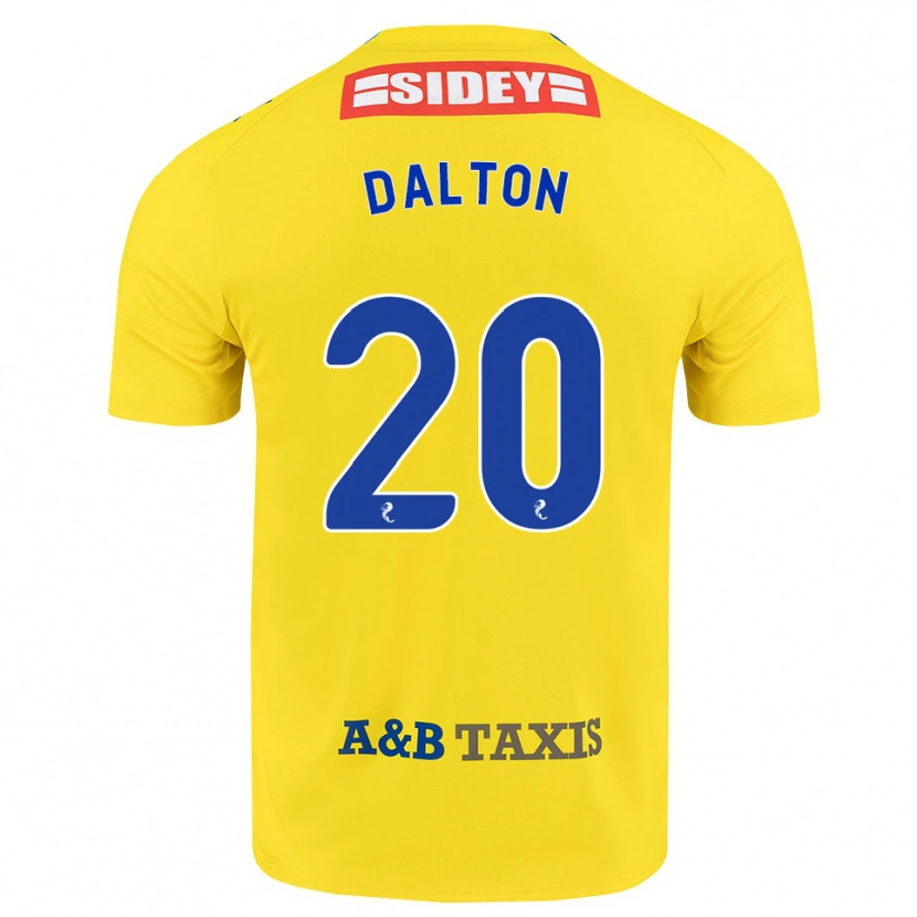 Danxen Mujer Camiseta Sean Dalton #20 Amarillo Azul Negro 2ª Equipación 2026/27 La Camisa México