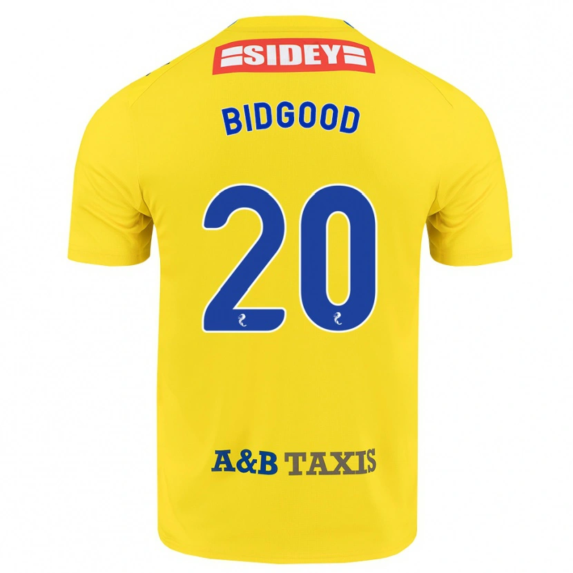 Danxen Mujer Camiseta Aoife Bidgood #20 Amarillo Azul Negro 2ª Equipación 2026/27 La Camisa México