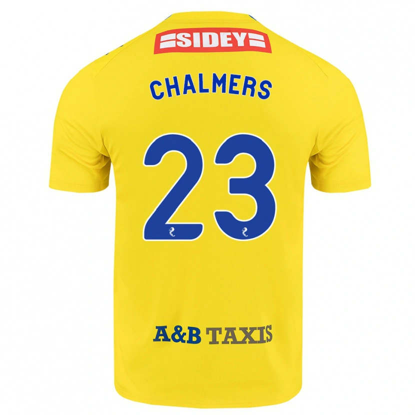 Danxen Mujer Camiseta Logan Chalmers #23 Amarillo Azul Negro 2ª Equipación 2026/27 La Camisa México