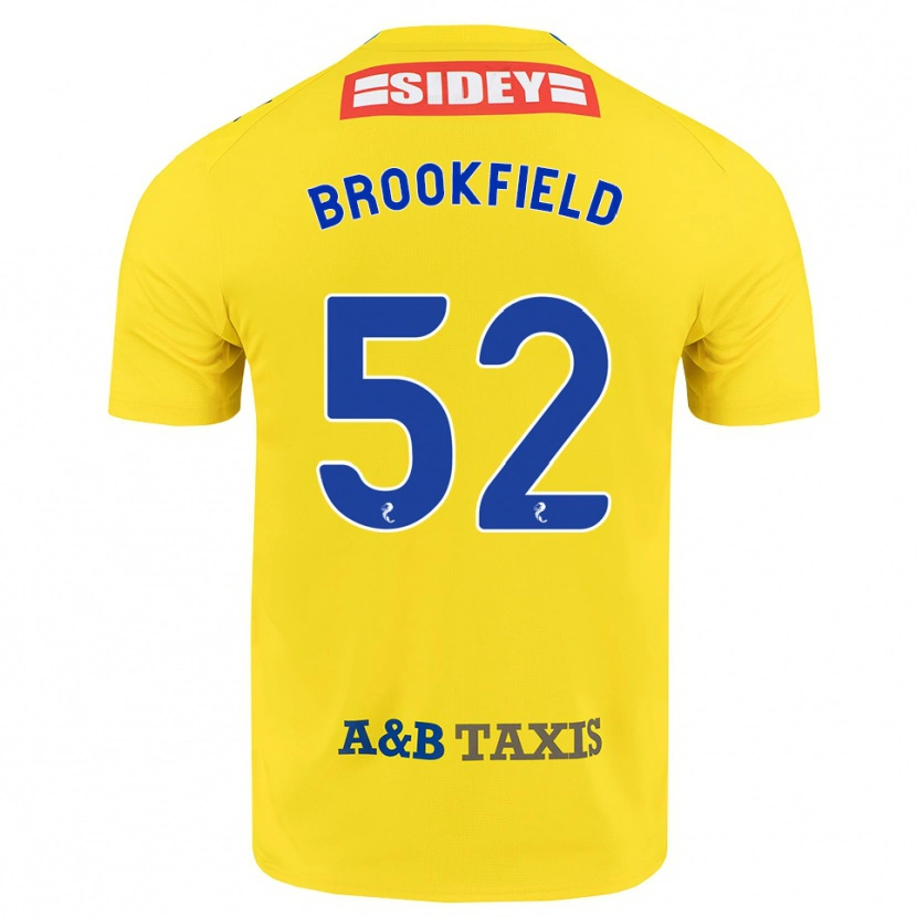 Danxen Mujer Camiseta Arran Brookfield #52 Amarillo Azul Negro 2ª Equipación 2026/27 La Camisa México