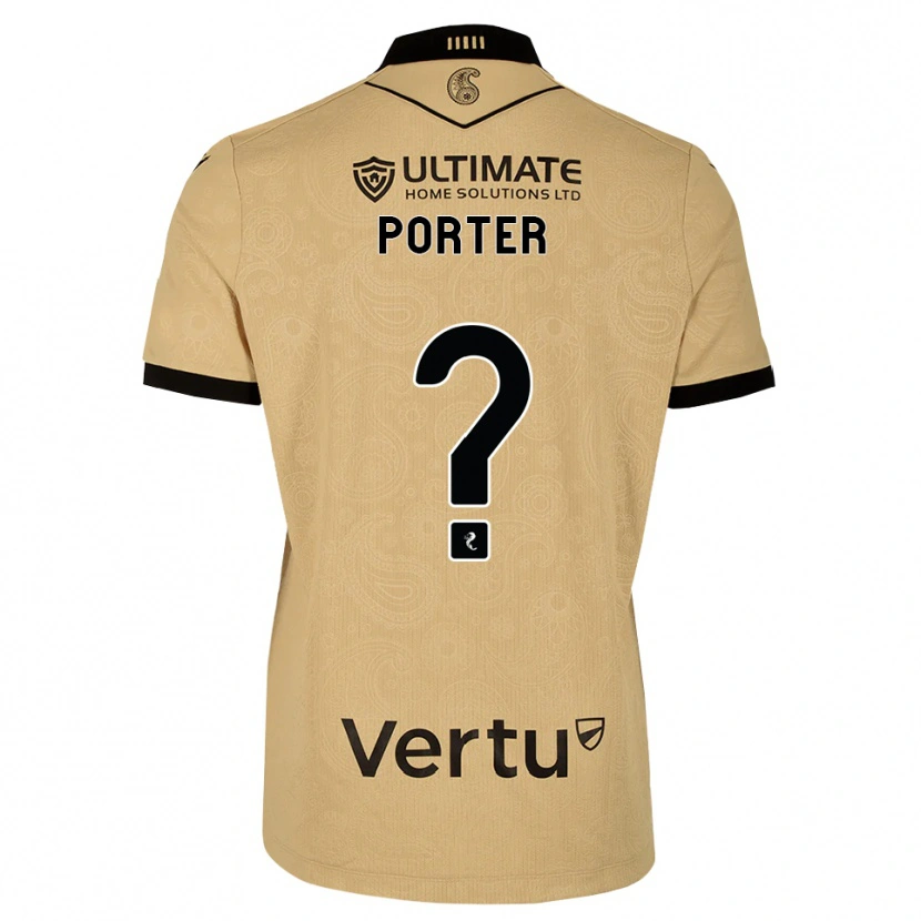 Danxen Mujer Camiseta Ryan Porter #0 Madera De Burlón Negro 2ª Equipación 2026/27 La Camisa México