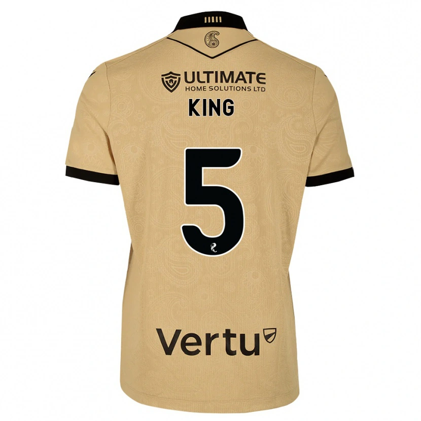 Danxen Mujer Camiseta Richard King #5 Madera De Burlón Negro 2ª Equipación 2026/27 La Camisa México