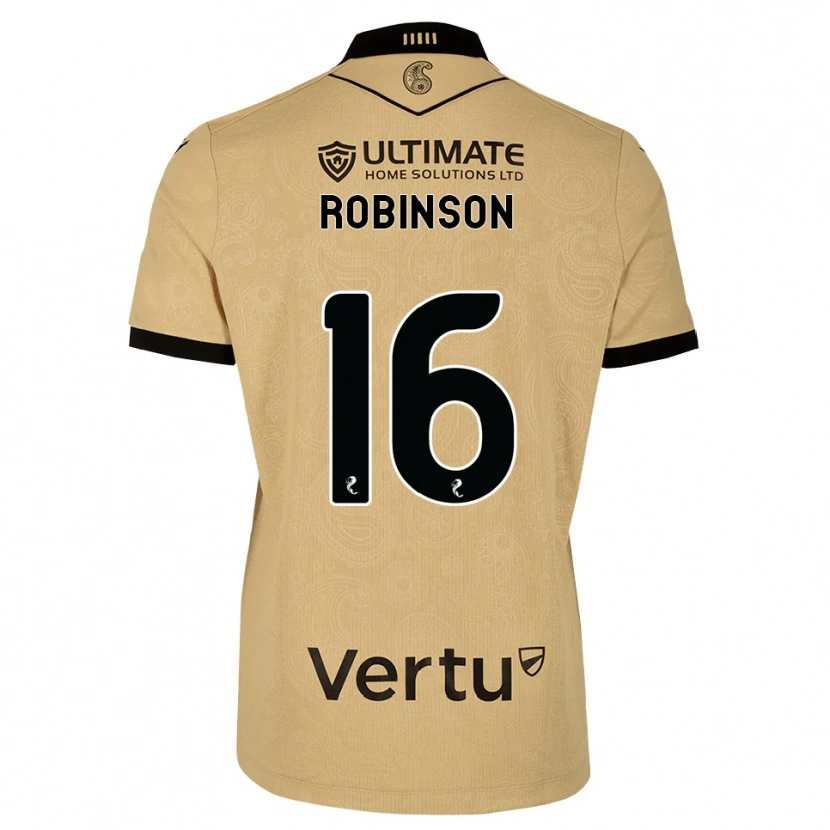 Danxen Mujer Camiseta Sam Robinson #16 Madera De Burlón Negro 2ª Equipación 2026/27 La Camisa México