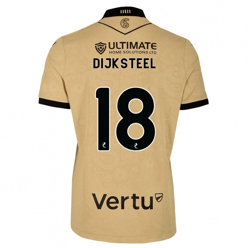Danxen Mujer Camiseta Malik Dijksteel #18 Madera De Burlón Negro 2ª Equipación 2026/27 La Camisa México