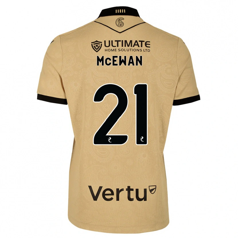 Danxen Mujer Camiseta Carter Mcewan #21 Madera De Burlón Negro 2ª Equipación 2026/27 La Camisa México
