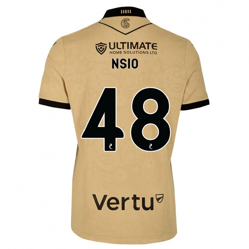 Danxen Mujer Camiseta Paul Nsio #48 Madera De Burlón Negro 2ª Equipación 2026/27 La Camisa México