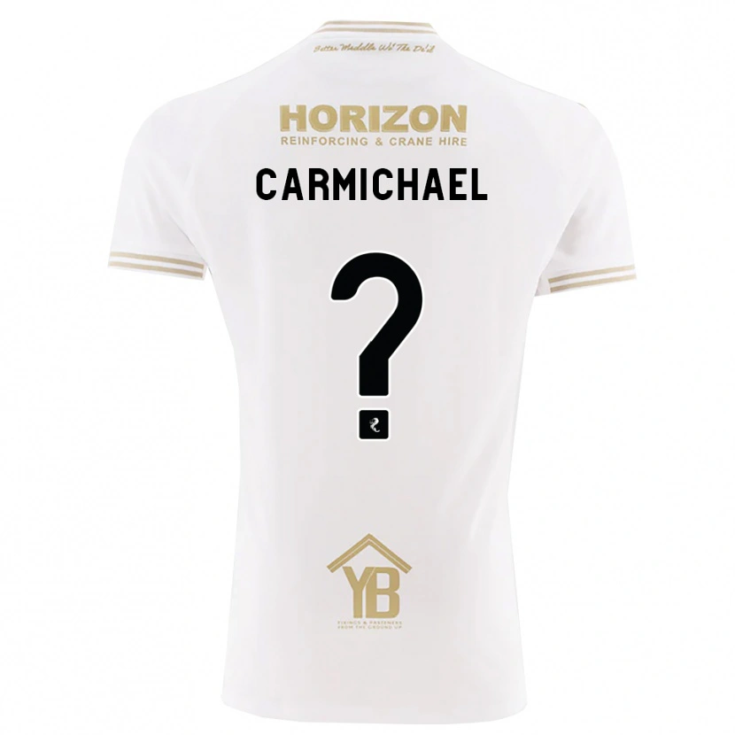Danxen Mujer Camiseta Liam Carmichael #0 Trigo Blanco 2ª Equipación 2026/27 La Camisa México