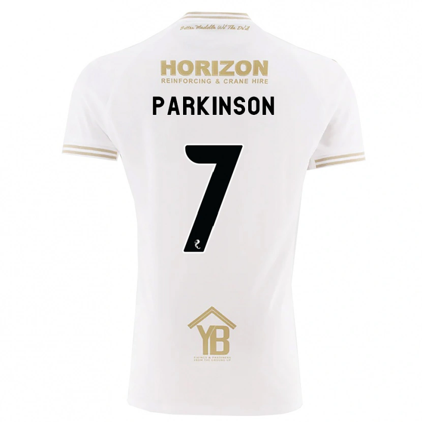 Danxen Mujer Camiseta Ben Parkinson #7 Trigo Blanco 2ª Equipación 2026/27 La Camisa México