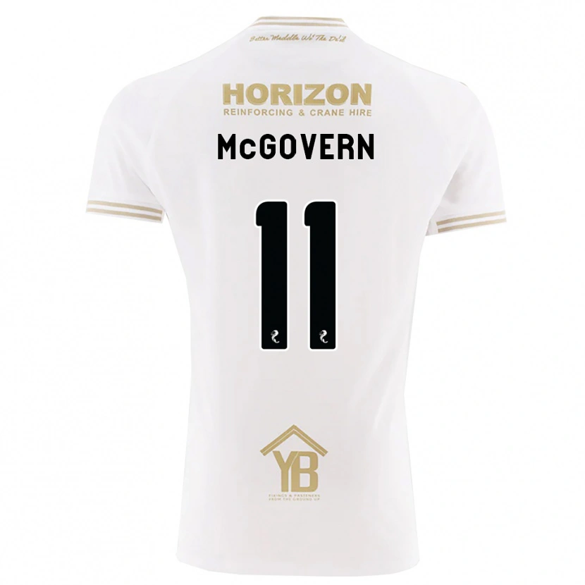Danxen Mujer Camiseta Paul Mcgovern #11 Trigo Blanco 2ª Equipación 2026/27 La Camisa México
