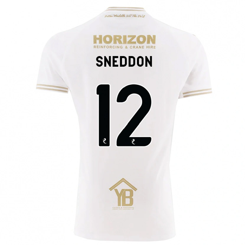 Danxen Mujer Camiseta Jamie Sneddon #12 Trigo Blanco 2ª Equipación 2026/27 La Camisa México