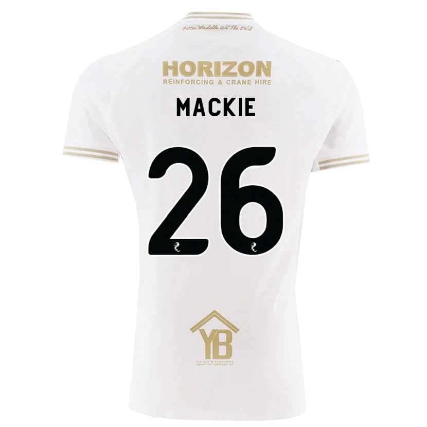 Danxen Mujer Camiseta Sean Mackie #26 Trigo Blanco 2ª Equipación 2026/27 La Camisa México