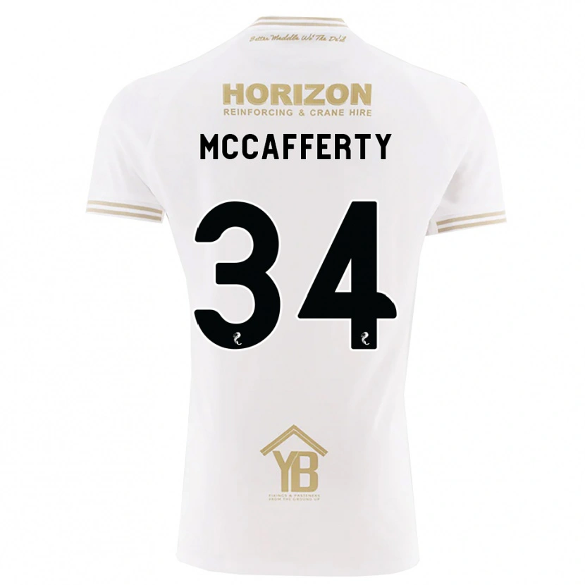 Danxen Mujer Camiseta Flynn Mccafferty #34 Trigo Blanco 2ª Equipación 2026/27 La Camisa México