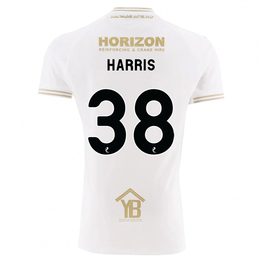 Danxen Mujer Camiseta Leo Harris #38 Trigo Blanco 2ª Equipación 2026/27 La Camisa México