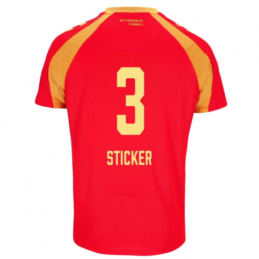 Danxen Mujer Camiseta Jonah Sticker #3 Rojo Naranja Negro 2ª Equipación 2026/27 La Camisa México