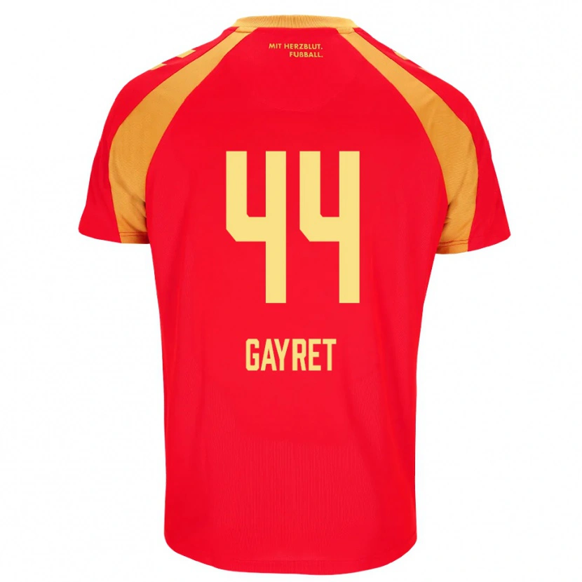Danxen Mujer Camiseta Timur Gayret #44 Rojo Naranja Negro 2ª Equipación 2026/27 La Camisa México