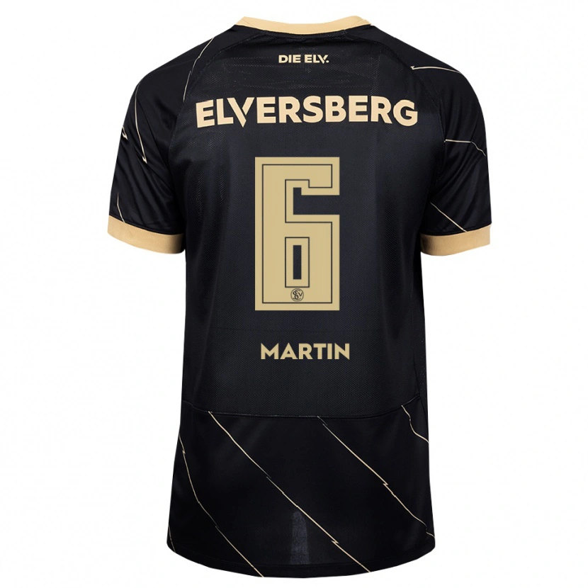 Danxen Mujer Camiseta Lara Martin #6 Negro Marrón 2ª Equipación 2026/27 La Camisa México