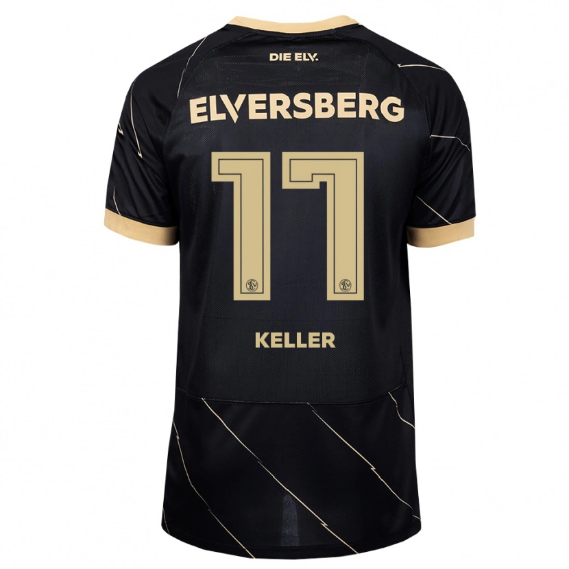 Danxen Mujer Camiseta Ina Keller #17 Negro Marrón 2ª Equipación 2026/27 La Camisa México
