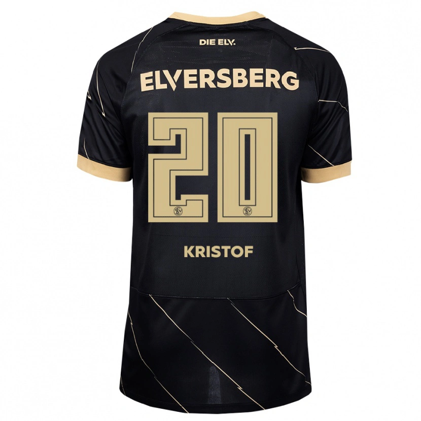 Danxen Mujer Camiseta Nicolas Kristof #20 Negro Marrón 2ª Equipación 2026/27 La Camisa México