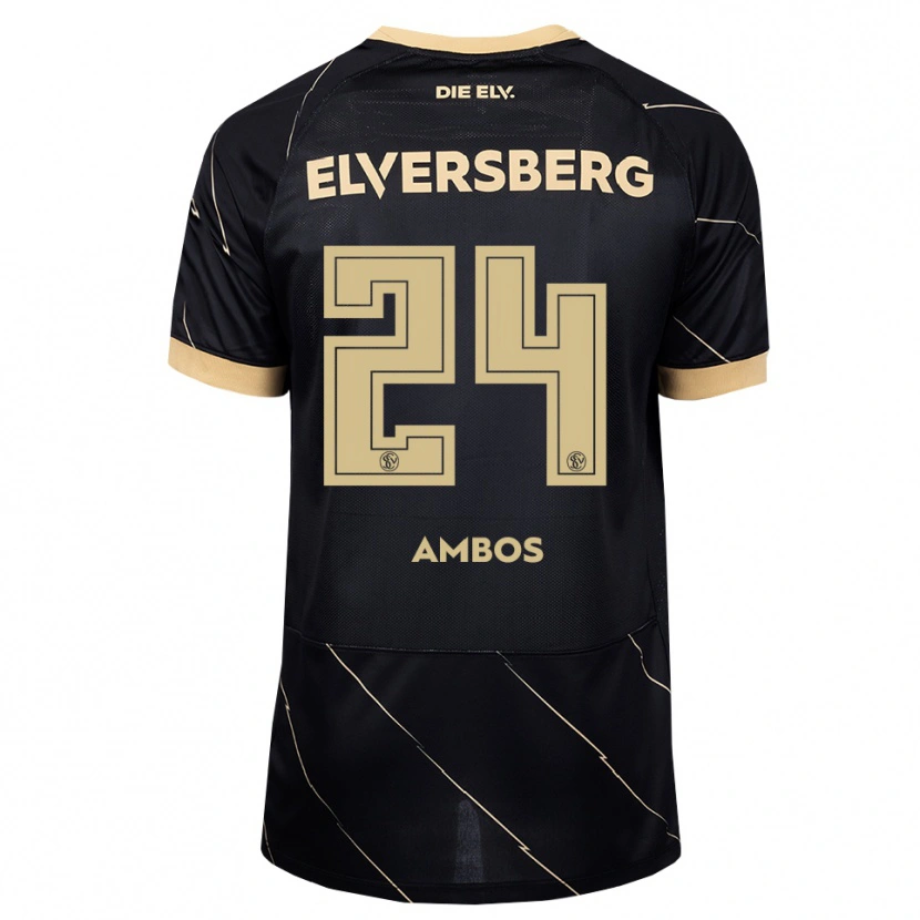 Danxen Mujer Camiseta Marlon Ambos #24 Negro Marrón 2ª Equipación 2026/27 La Camisa México