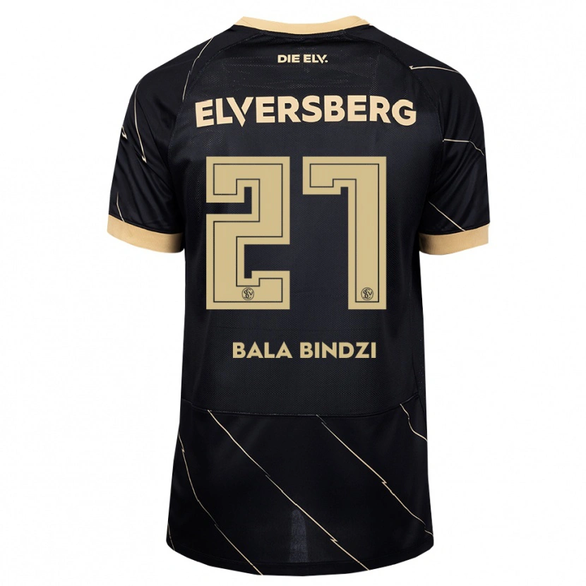 Danxen Mujer Camiseta Corneille Bala Bindzi #27 Negro Marrón 2ª Equipación 2026/27 La Camisa México
