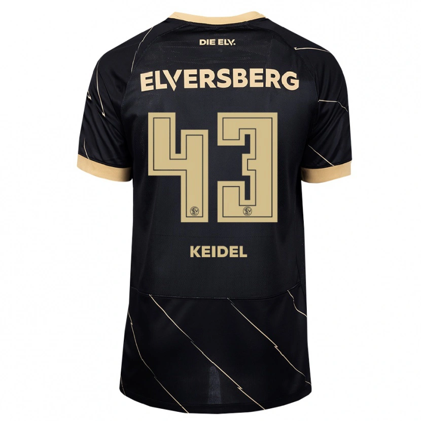 Danxen Mujer Camiseta Felix Keidel #43 Negro Marrón 2ª Equipación 2026/27 La Camisa México